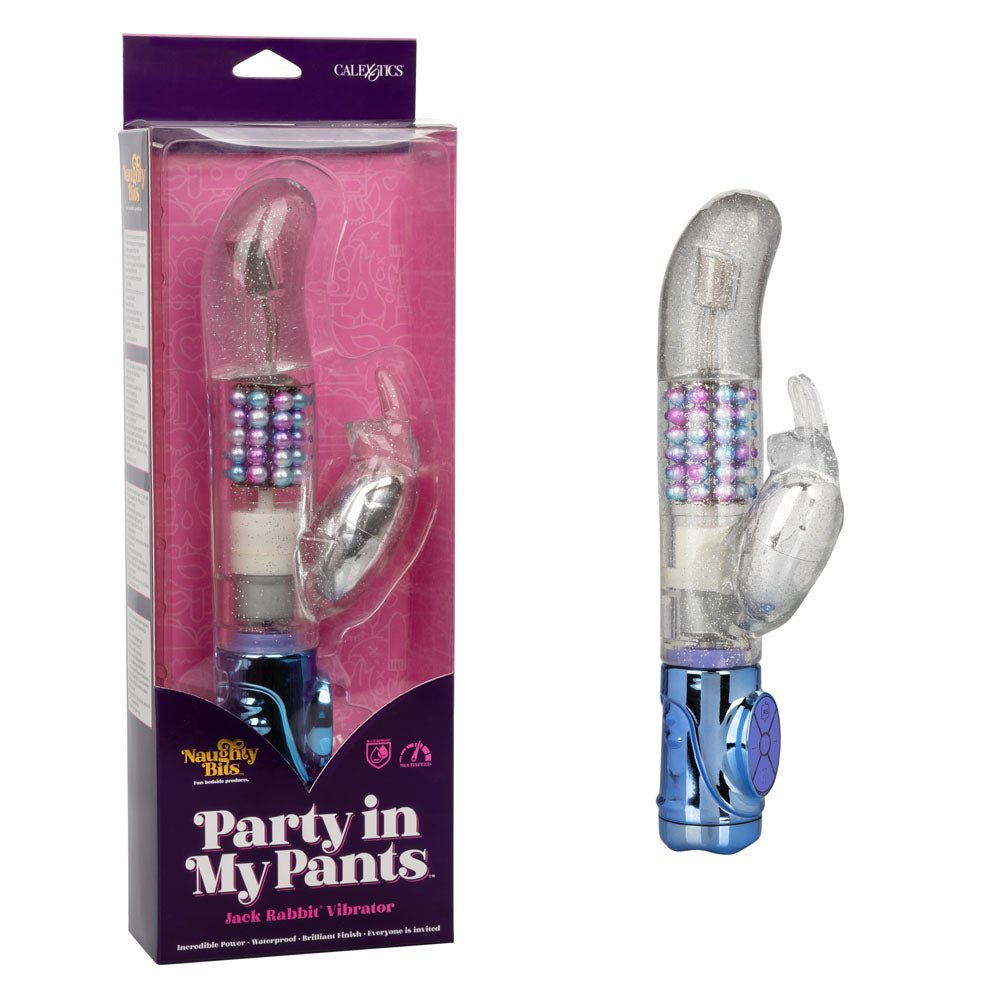 Naughty Bits Party in My Pants Jack Rabbit Vibrator - TruLuv Novelties