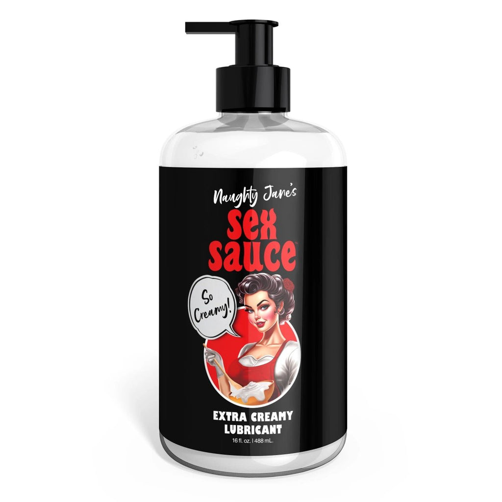 Naughty Jane's Sex Sauce Extra Creamy Lubricant 16 Oz - TruLuv Novelties