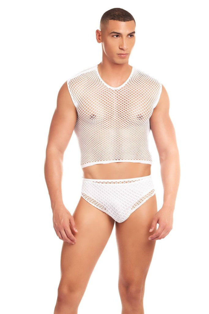 Net Flex 3pc Set - Large/xl - White - TruLuv Novelties