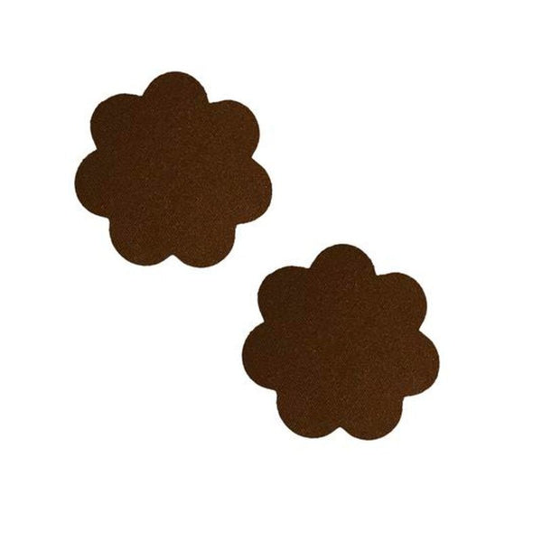 Neva Nude Chocolate Back to Baesics Petal Pasties - TruLuv Novelties