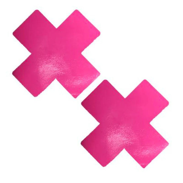 Neva Nude Strawberry Fruitella Wet Vinyl Pink X Factor Pasties - TruLuv Novelties