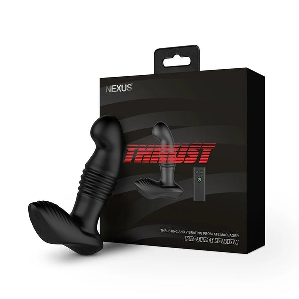Nexus Thrust Prostate Edition Thrusting Vibrating Prostate and Perineum Massager Black - TruLuv Novelties