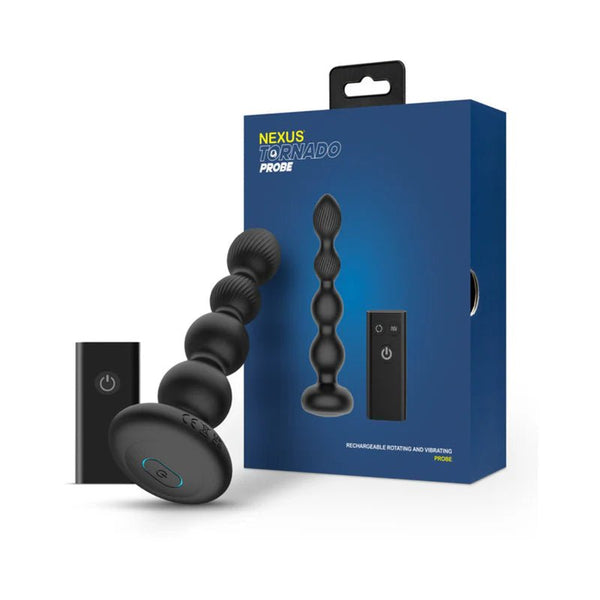 Nexus Tornado Probe Rotating and Vibrating Probe with Remote Control - TruLuv Novelties