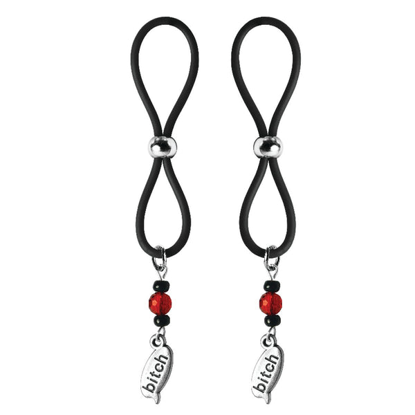 Nipple Halos Bitch Charms - TruLuv Novelties