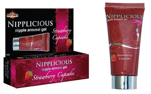 Nipplicious - 1. Fl. Oz. - Strawberry Cupcake - Boxed - TruLuv Novelties