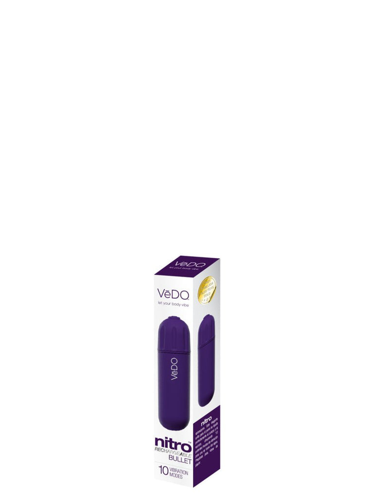 Nitro Rechargeable Bullet - Purple - TruLuv Novelties