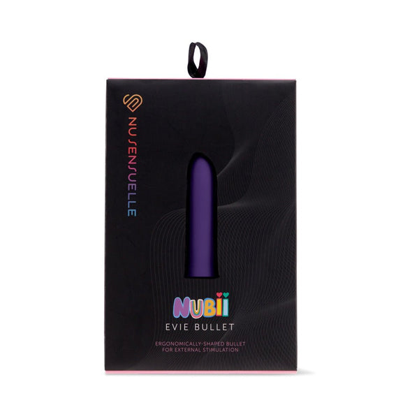 Nu Sensuelle Evie Nubii Slanted Tip Bullet Purple - TruLuv Novelties