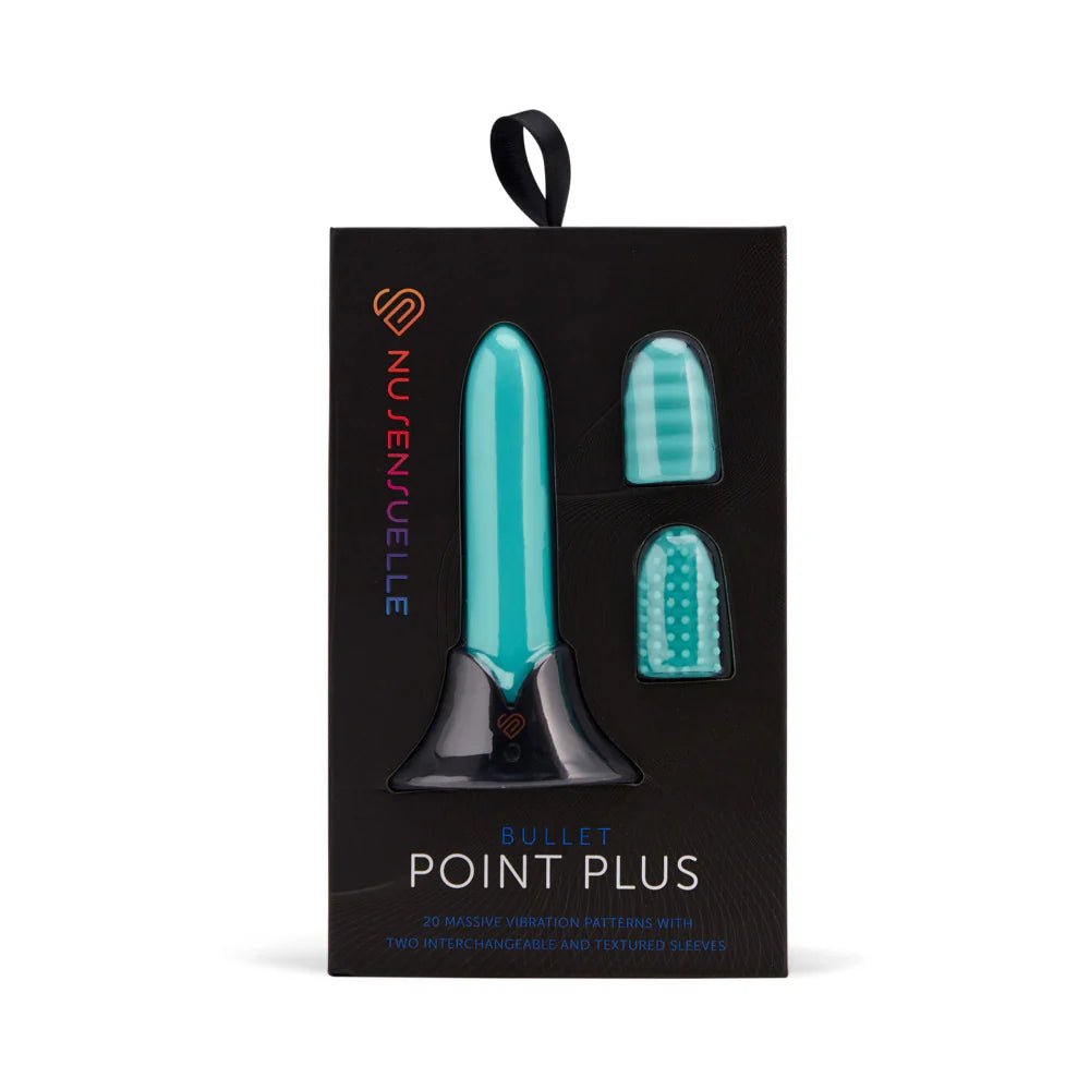 Nu Sensuelle Point Plus Bullet with Sleeves Tiffany Blue - TruLuv Novelties