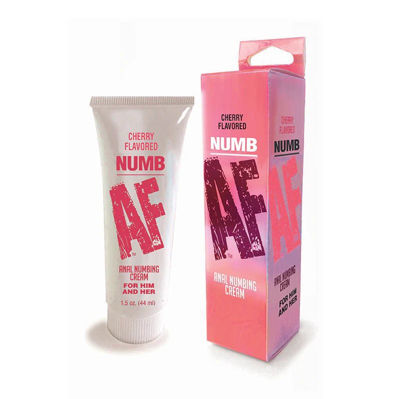 Numb AF Cherry Flavored Anal Numbing Cream 1.5 oz. - TruLuv Novelties