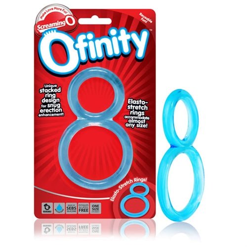 Ofinity Double Ring - Blue - TruLuv Novelties