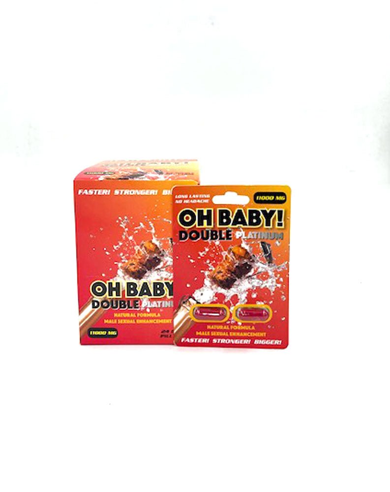 Oh Baby Double Platinum - 24 Double Pill Display - TruLuv Novelties