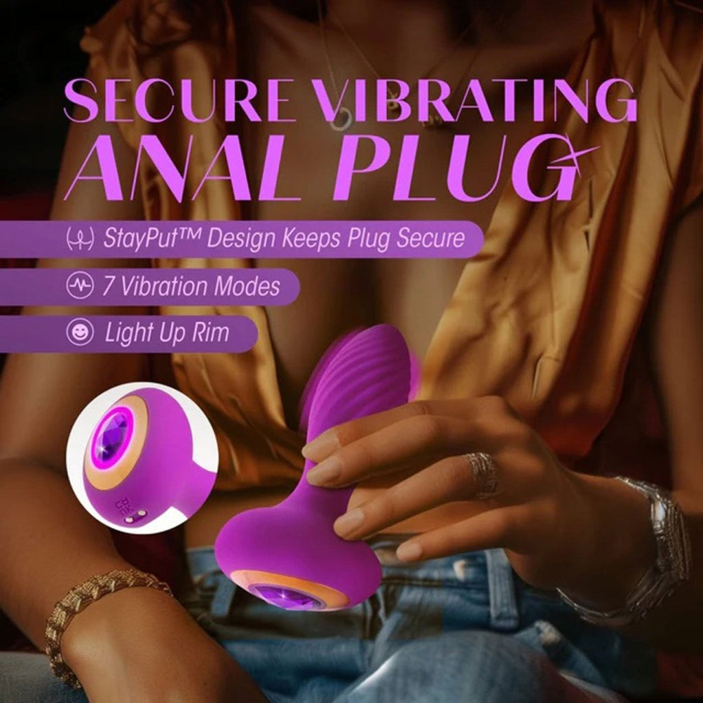Oh My Gem - Charm Plug - Amethyst - Purple - TruLuv Novelties