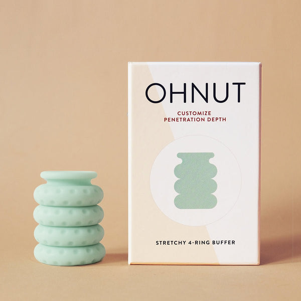 Ohnut Depth-Limiting Rings 4-Pack Jade - TruLuv Novelties