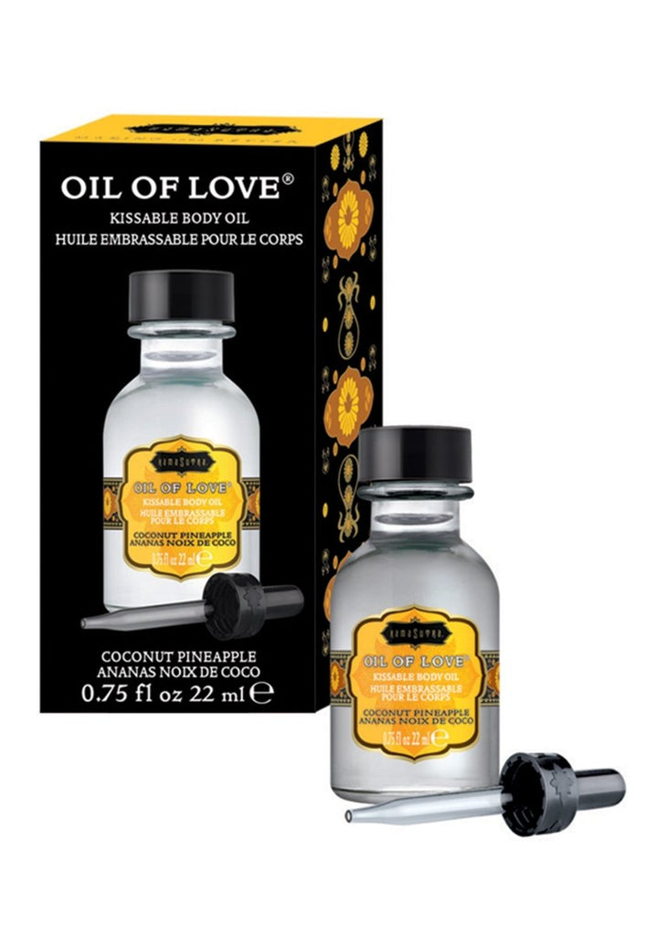 Oil of Love - Coconut Pineapple - 0.75 Fl. Oz. / 22 ml - TruLuv Novelties