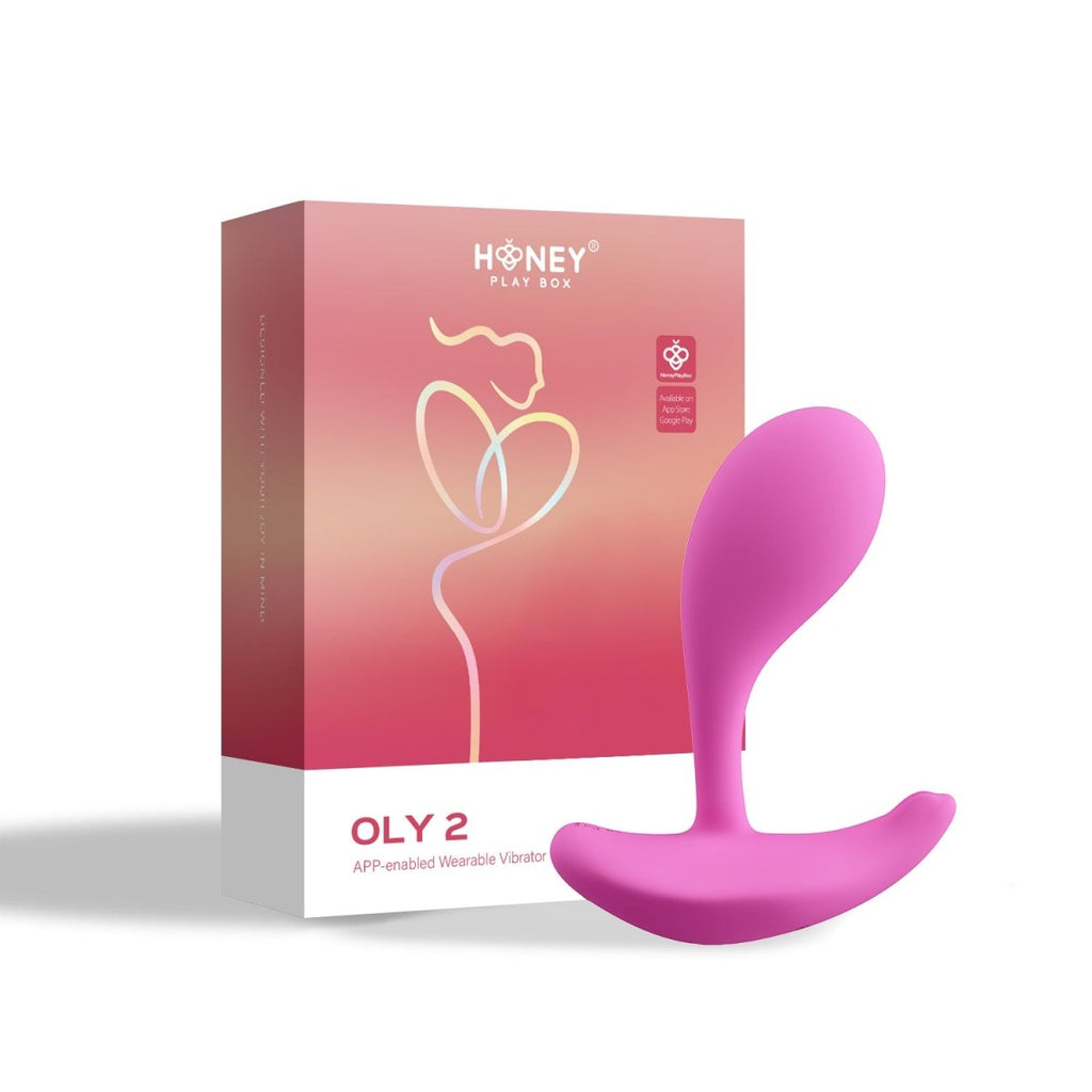 Oly 2 - App Enabled - Clit and G-Spot Vibrator - Pink - TruLuv Novelties