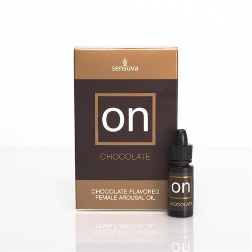 On Chocolate Flavored Female Arousal Oil - .17 Oz. - Large Box - TruLuv Novelties