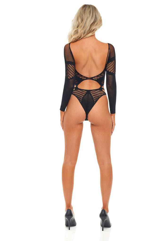 On Chokehold Bodysuit - One Size - Black - TruLuv Novelties