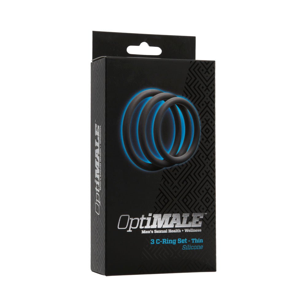 OptiMALE - 3 C - Ring Set - Thin Slate - TruLuv Novelties