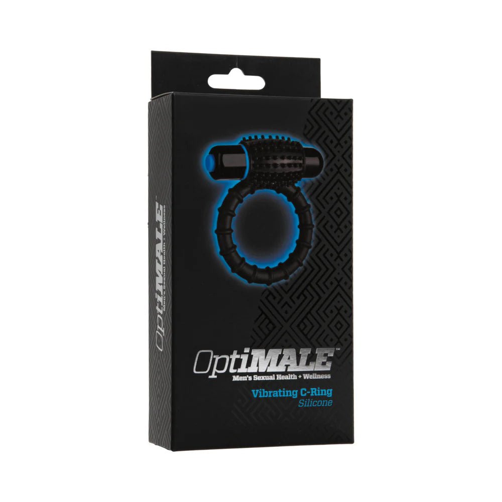 OptiMALE – Vibrating C - Ring Black - TruLuv Novelties