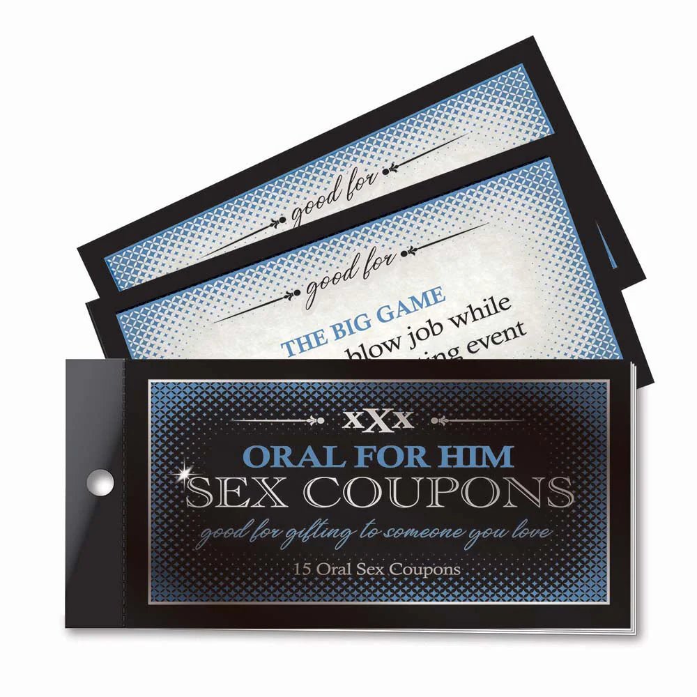 Oral Adventures For Him Sex Coupons - TruLuv Novelties