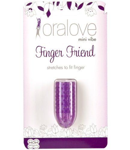 Oral Love Finger Friend - Purple - TruLuv Novelties