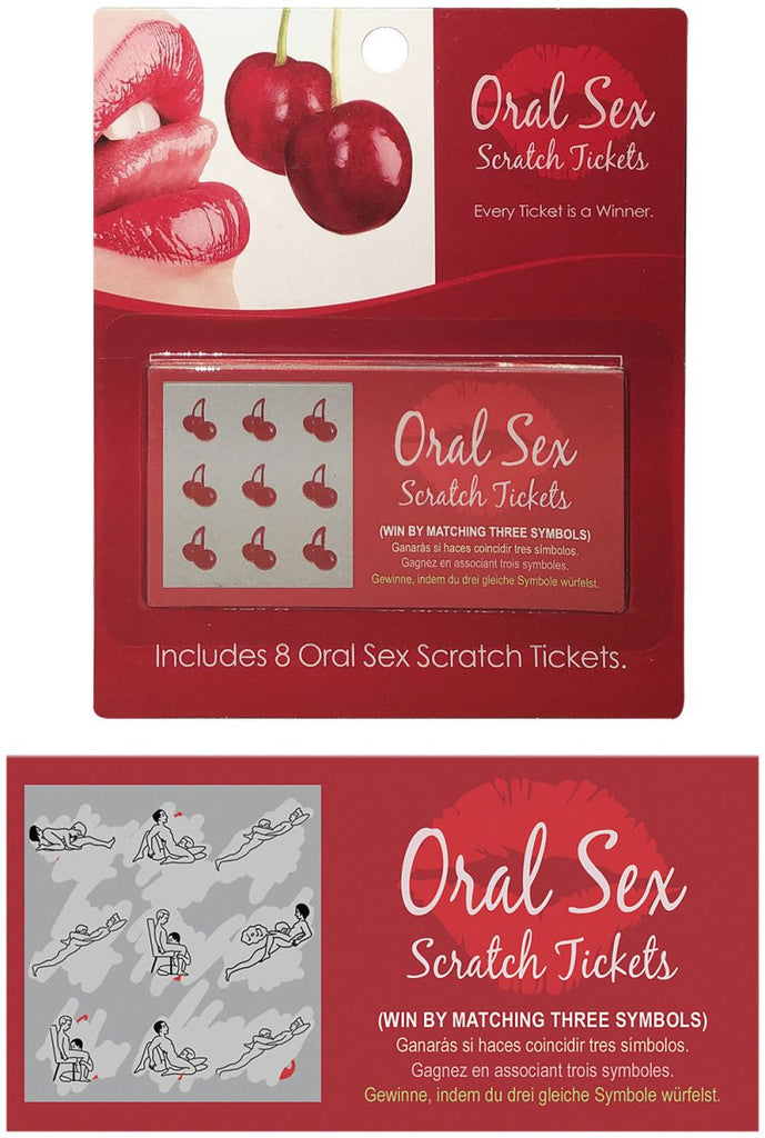 Oral Sex Scratch Tickets - TruLuv Novelties