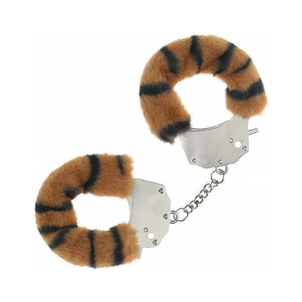 Ouch! Heavy - Duty Fluffy Handcuffs Tiger - TruLuv Novelties