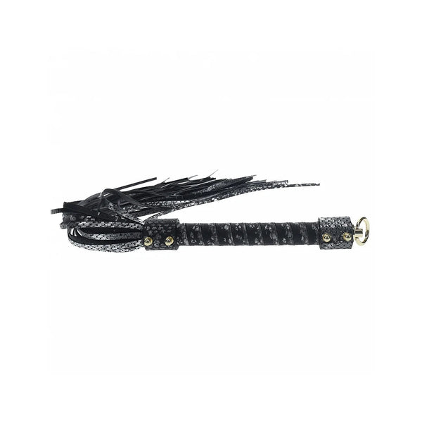 Ouch! International Florence Collection Flogger Black - TruLuv Novelties