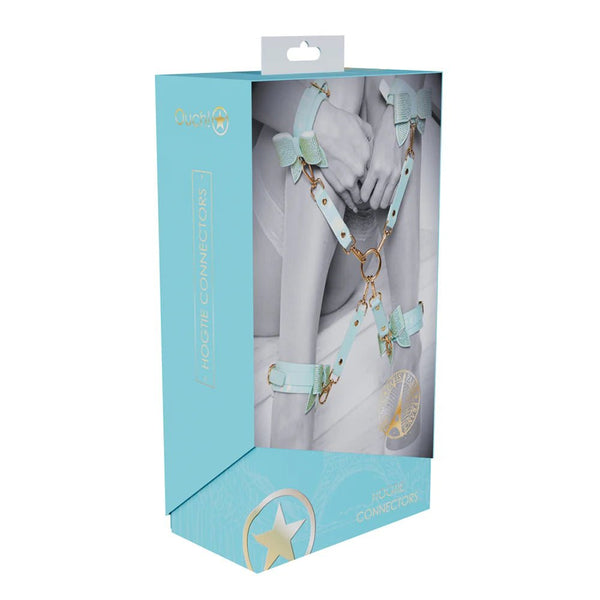 Ouch! International Paris Collection Hogtie Connectors Blue - TruLuv Novelties