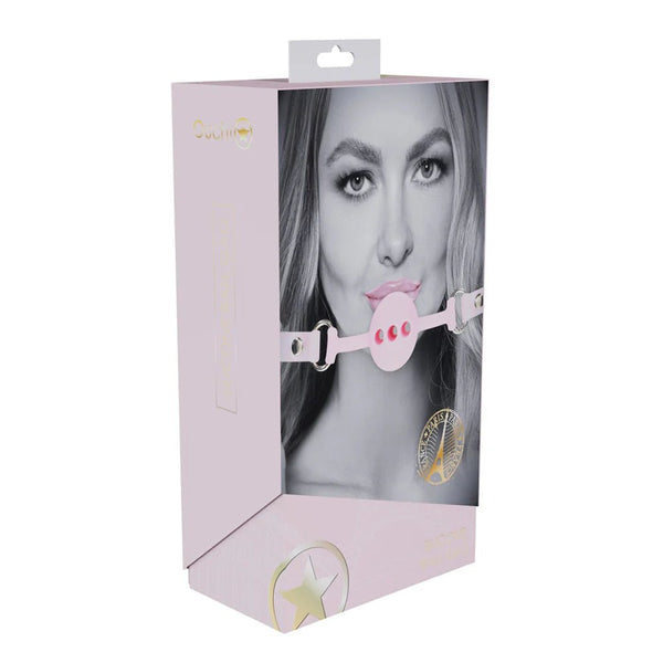 Ouch! International Paris Collection Silicone Ball Gag Pink - TruLuv Novelties