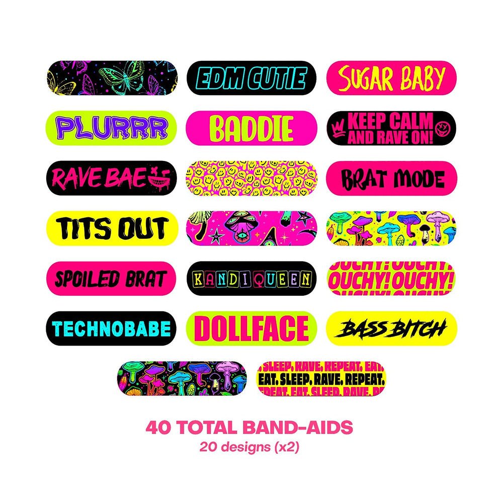 Ouchie Stix by Neva Nude Plur Vibes Bandages 40-Pack - TruLuv Novelties