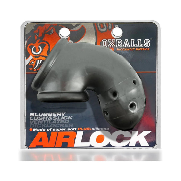 OxBalls Airlock Air - Lite Vented Chastity Steel - TruLuv Novelties