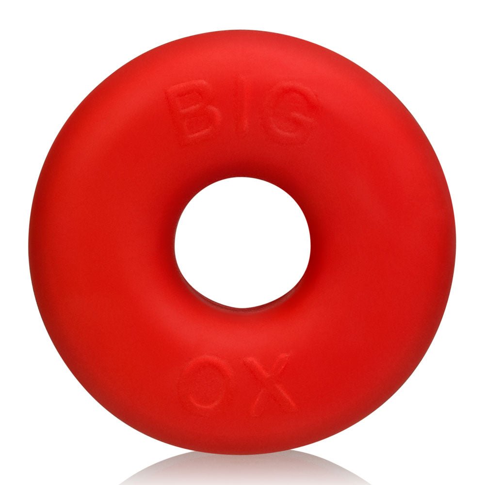 Oxballs Big Ox Cockring - Red - TruLuv Novelties