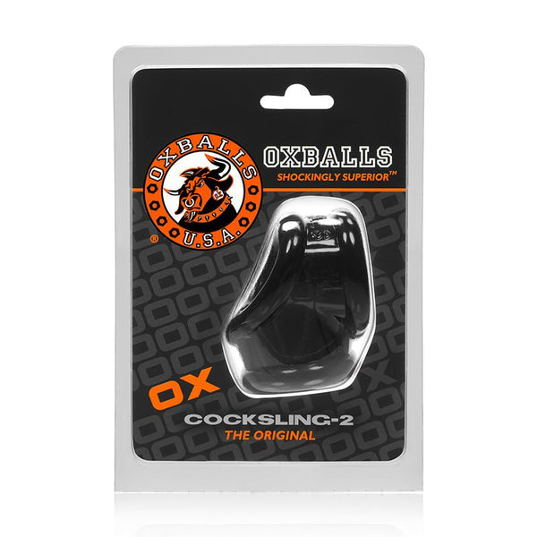 OxBalls Cocksling-2, Cocksling, Black - TruLuv Novelties