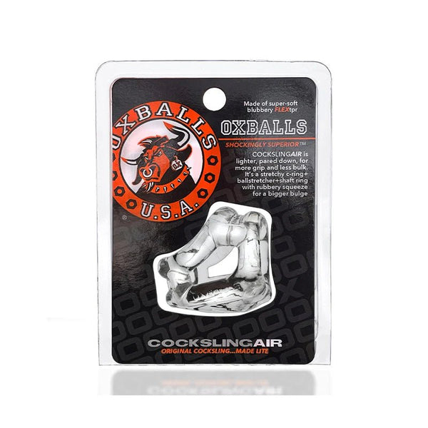 OxBalls Cocksling Air FLEXtpr Clear - TruLuv Novelties