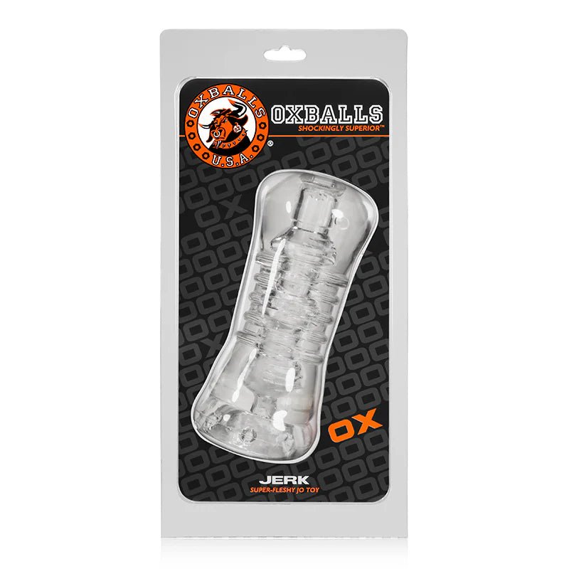 OxBalls Jerk, Masturbator, Clear - TruLuv Novelties