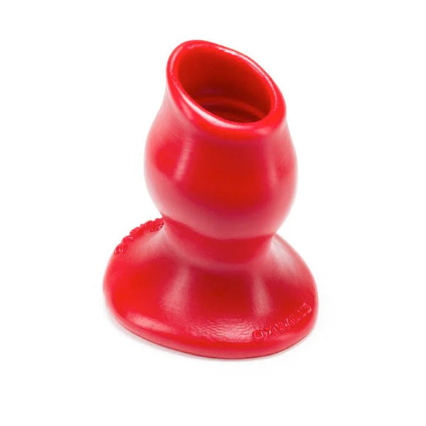 OxBalls Pighole - 2, Hollow Plug, Medium, Red - TruLuv Novelties