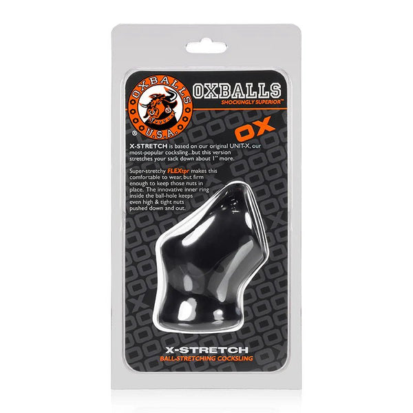 OxBalls Unit - X Stretch, Cocksling, Black - TruLuv Novelties