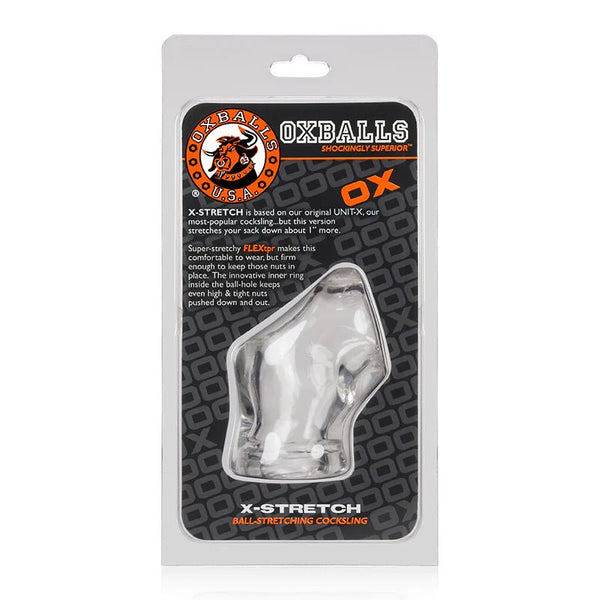 OxBalls Unit - X Stretch, Cocksling, Clear - TruLuv Novelties