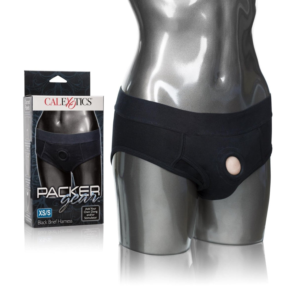 Packer Gear Brief Harness - Black - TruLuv Novelties