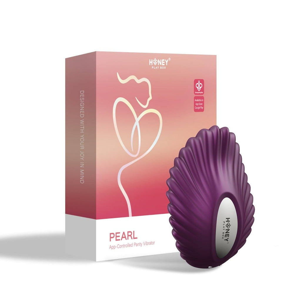 Pearl - App Controlled Panty Vibrator - Purple - TruLuv Novelties