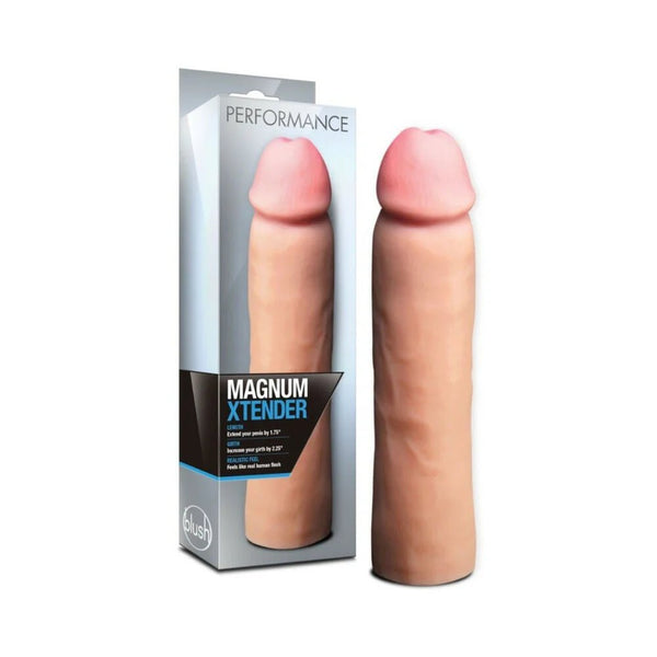 Performance Magnum Xtender 1.75 in. Penis Extender Sleeve Beige - TruLuv Novelties