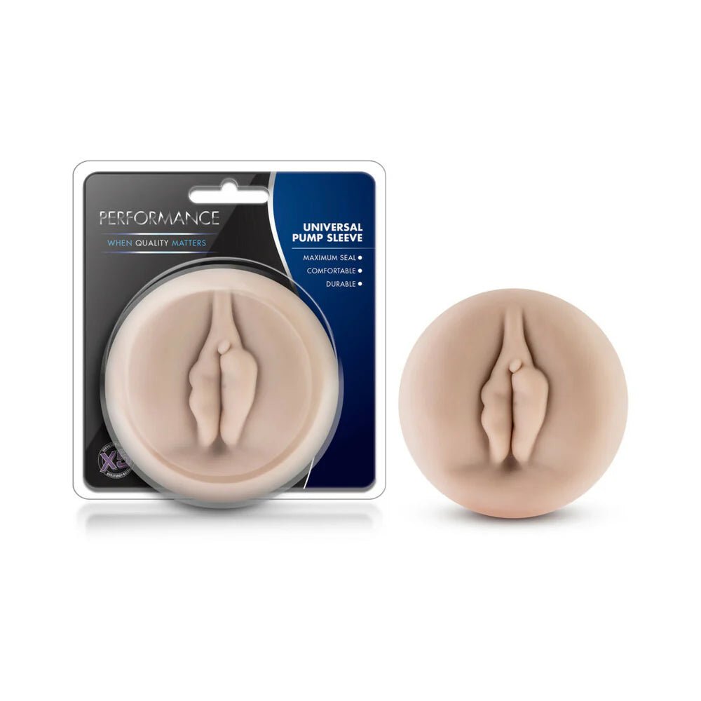 Performance Universal Pump Sleeve Vagina Beige - TruLuv Novelties