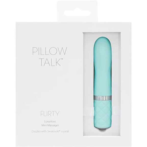 Pillow Talk Flirty Bullet Teal - TruLuv Novelties