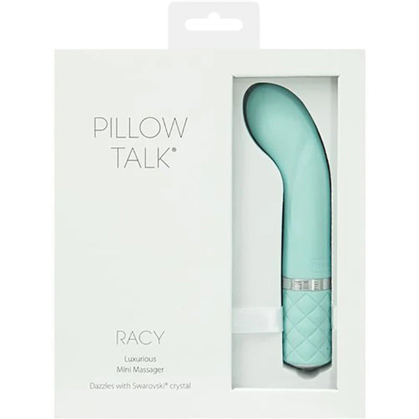 Pillow Talk Racy Mini Massager Teal - TruLuv Novelties
