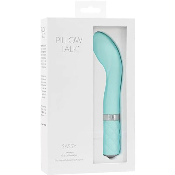 Pillow Talk Sassy G - spot Teal - TruLuv Novelties
