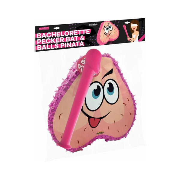 Pink Pecker Bat & Ball Pinata Combo Pack - TruLuv Novelties