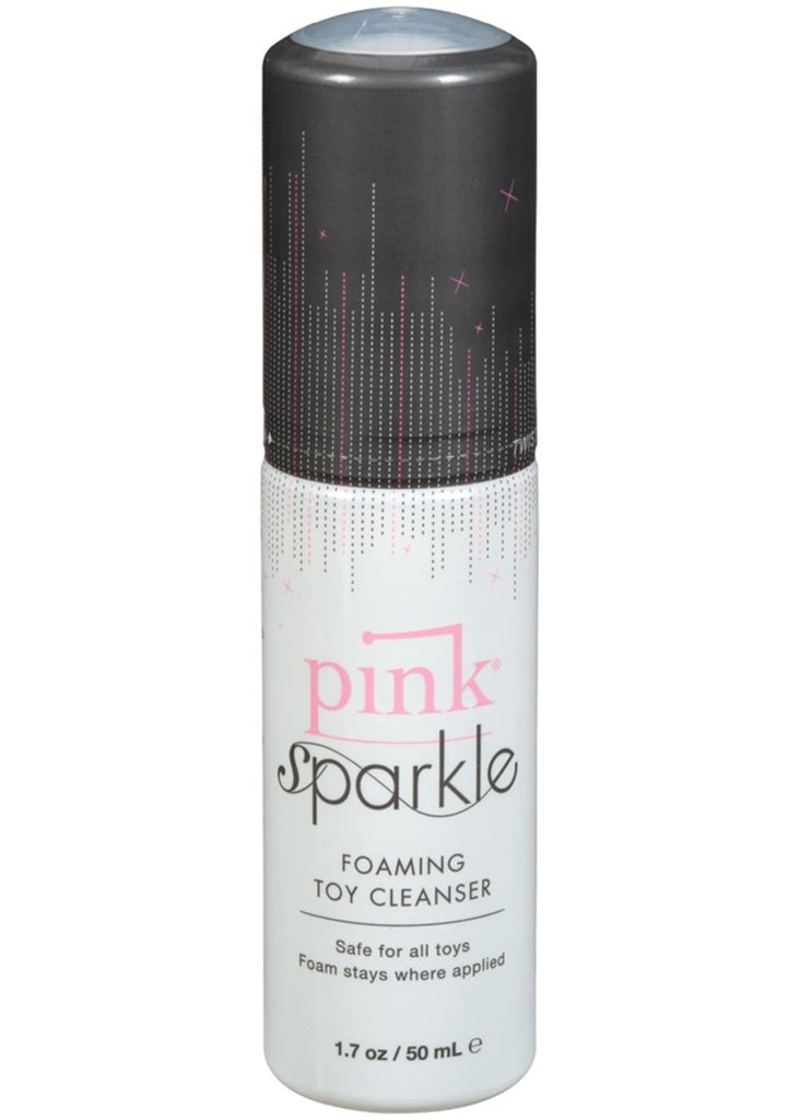 Pink Sparkle Foaming Toy Cleaner - 1.7 Oz. - TruLuv Novelties