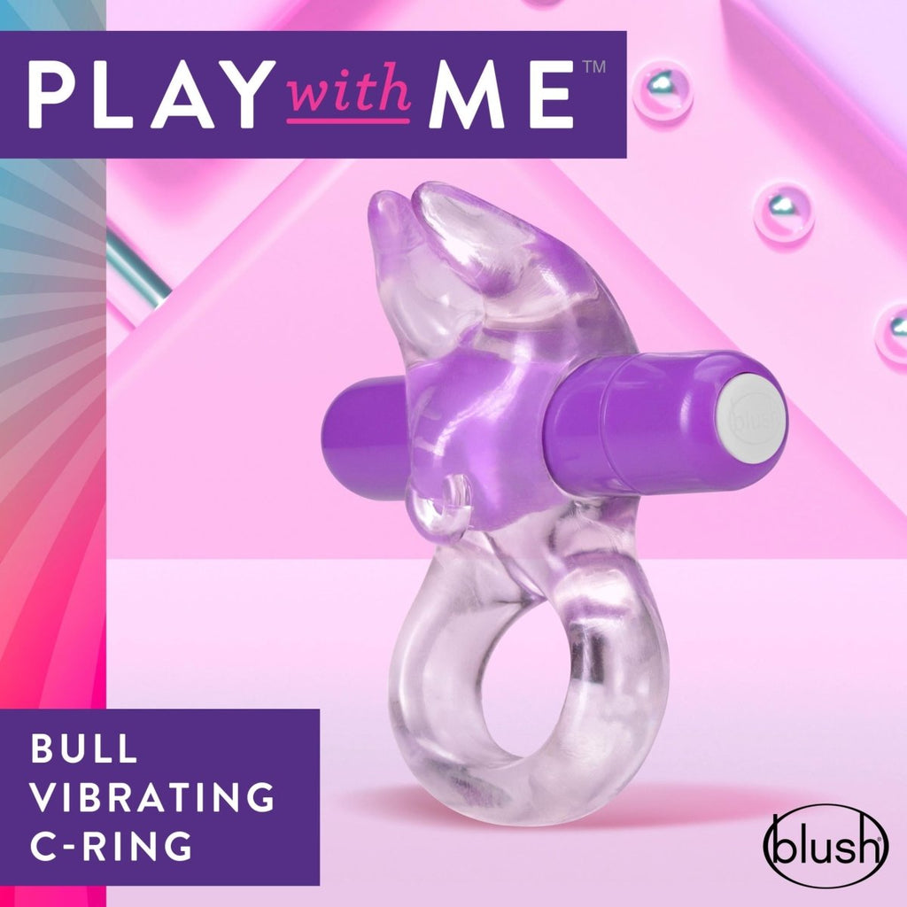 Play With Me – Bull Vibrating C-Ring - TruLuv Novelties