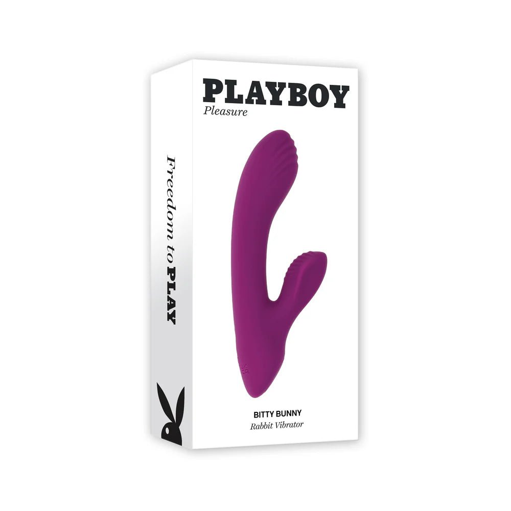 Playboy Bitty Bunny Rechargeable Silicone Mini Rabbit Vibrator Wild Star - TruLuv Novelties